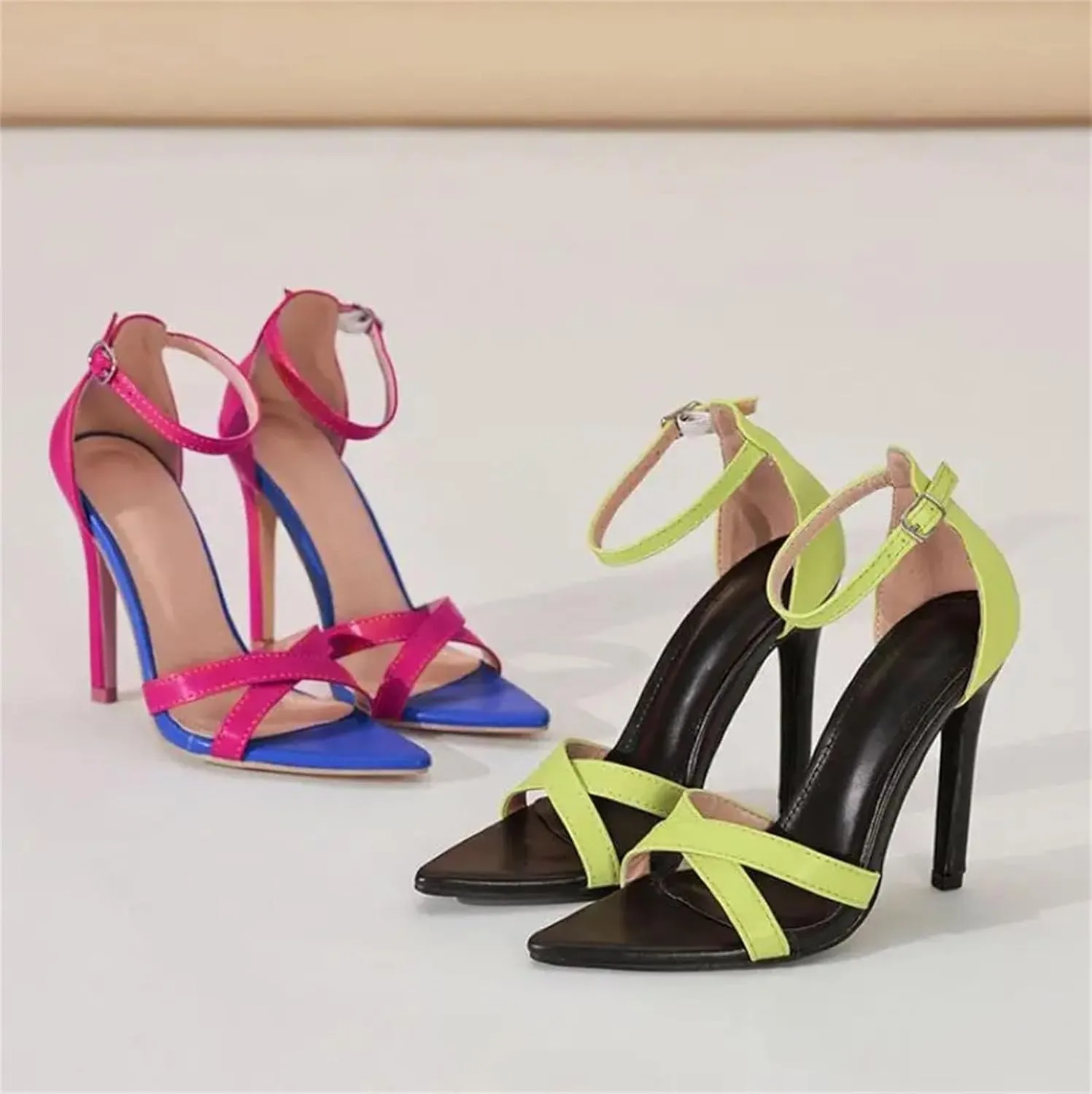 Women's Buckle Strap Sandals - 2025 Street Style Nightclub Heels