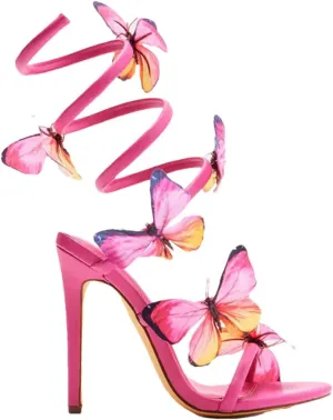 Women's Butterfly Snake Sandals - Thin Heel Fashion Summer Shoes