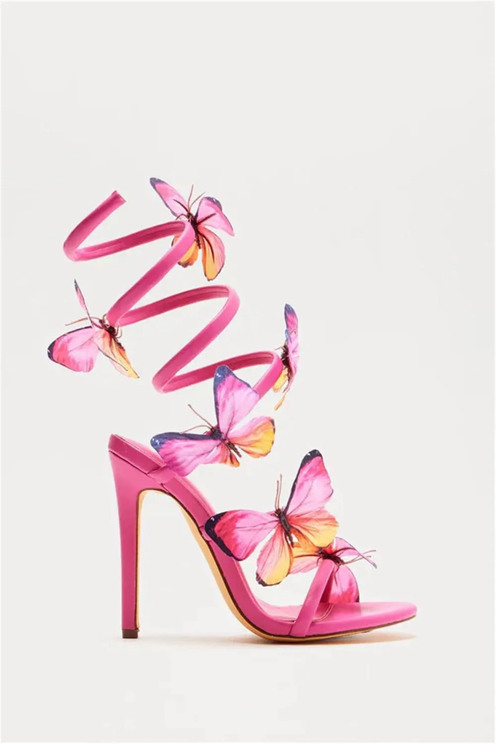 Women's Butterfly Snake Sandals - Thin Heel Fashion Summer Shoes