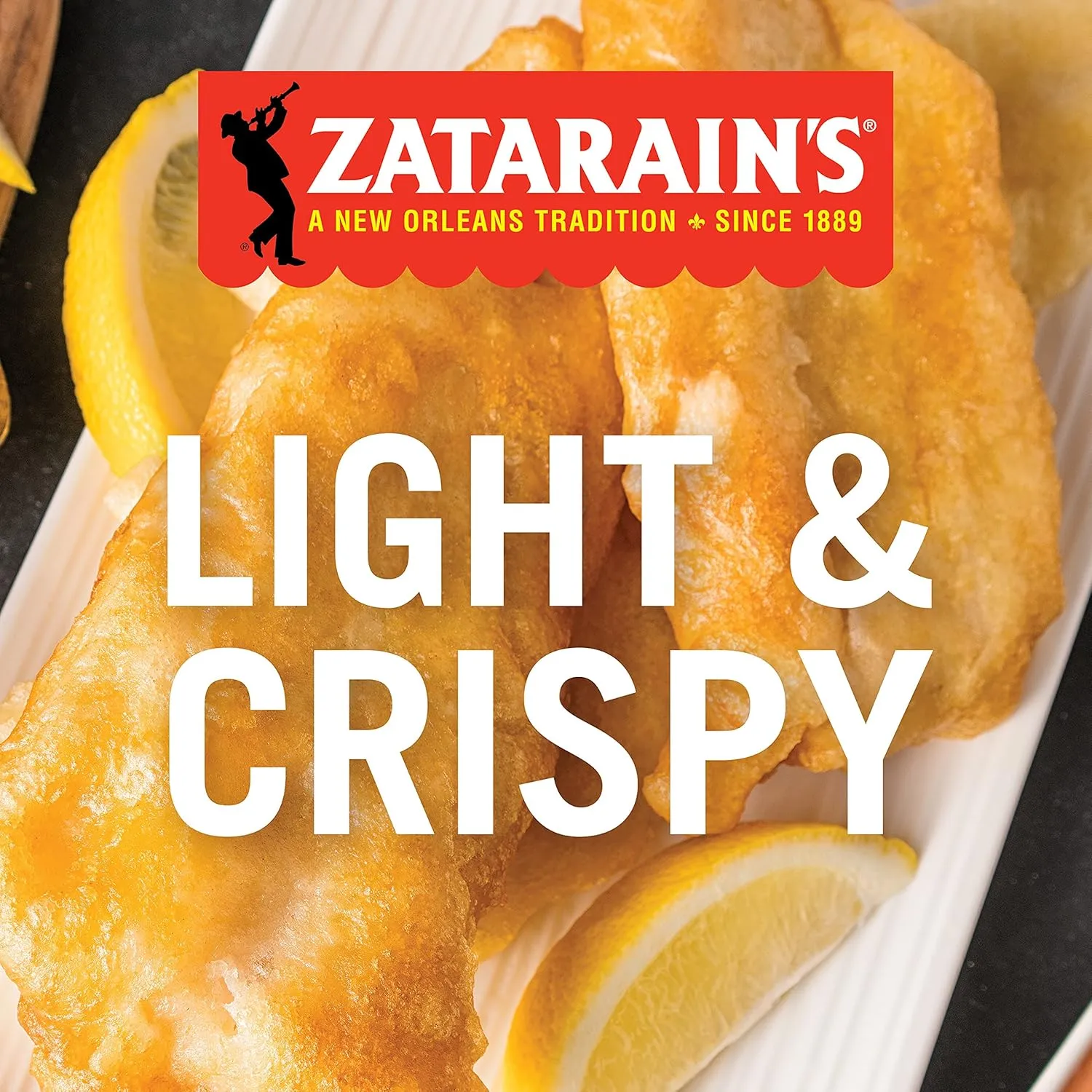 Zatarain's Crispy Southern Style Fish Fri, 25 lb - One 25 Pound Box of Crispy Fish Fry Seasoning Mix, Use as Coating for Seafood for Authentic Flavor and Ultimate Crunchy Texture